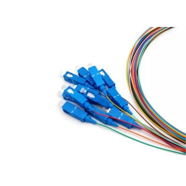 FTTH SC UPC Simplex Colorful Fiber LSZH/PVC Singlemode SM 12cores Fiber Optic