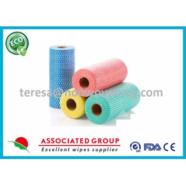 Car Multi Purpose Non Woven Cleaning Wipes Spunlaced Technics Household