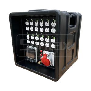 Syntax MD1 Three Phase 4P 32AMP HDPE Portable Distribution Box IP67 With 12 Nos