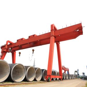 Mine Heavy Duty Double Girder Gantry Crane MG Type 12m With Saddle