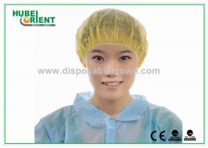 Wholesale PE Disposable Shower Caps / Transparent Polythene Bouffant Hair Nets from china suppliers