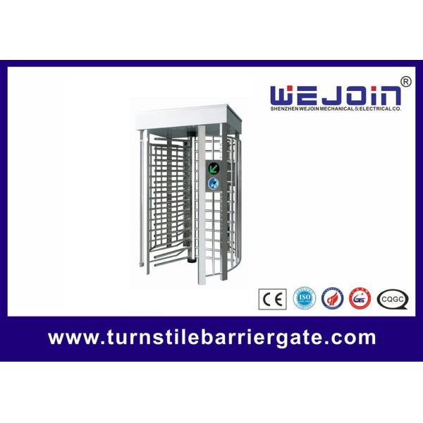 Pedestrian Full Height Access Control Turnstile Gate Digital Transmission With