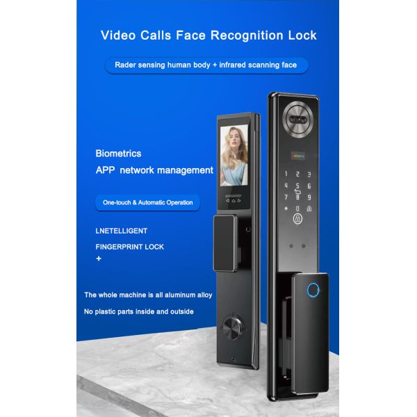 TUYA APP 3D Face Recognition Fingerprint Smart Lock