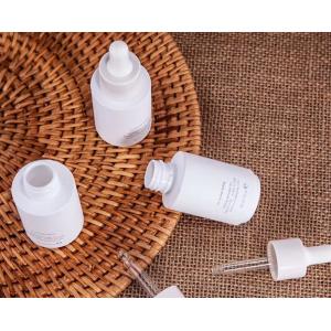 Buy cheap Essential Serum Milky White 30ml Dropper Bottle PET Plastic from wholesalers