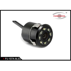 Waterproof 550 TVL Flush Mount Backup Camera 0.1 Lux With 8 LED Lights