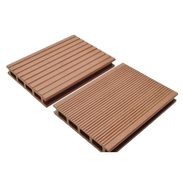 Quality Solid Hollow WPC Composite Decking Skidproof Plastic Floors for sale