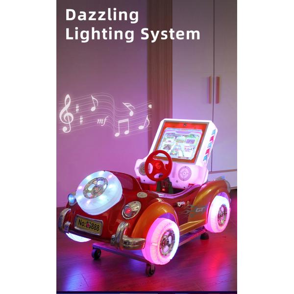 Entertainment Coin Operated Kiddie Ride Video Swing Arcade Game Machine With Music