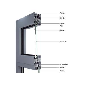 Wholesale Rectangular Thermal Casement Window Profile 6063 6061 6060 Aluminum Alloy from china suppliers