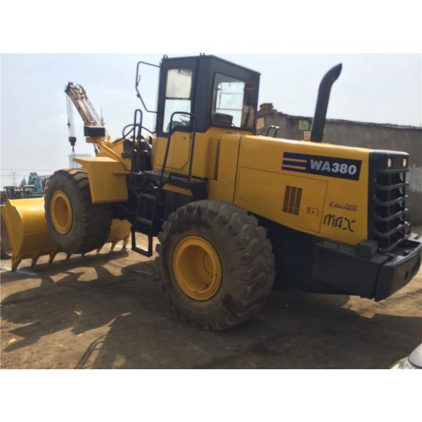 5-6 Tons Second Hand Komatsu WA380-3 Wheel Loader Used Front Loader