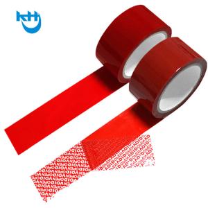 Tamper Evident Security Adhesive Tape Anti Counterfeiting Void Label Tape