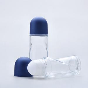 Diameter 35.2mm Perfume Roller Bottles 50ml Roll On Glass Bottle