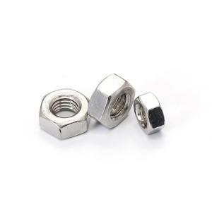 M10 Stainless Steel Hex Lock Nut , Mild Steel Nuts Half / Full Thread