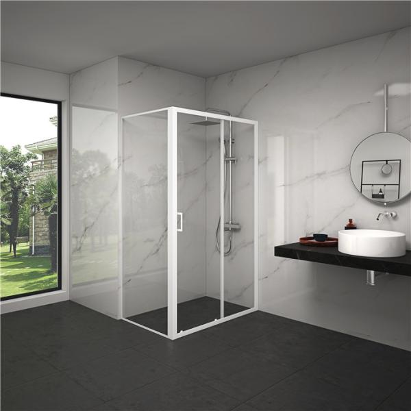 Quality Rectangular 6mm tempered glass 1100x800x2000mm Bathroom Curved Corner Shower Enclosure , Shower And Bath Enclosures for sale
