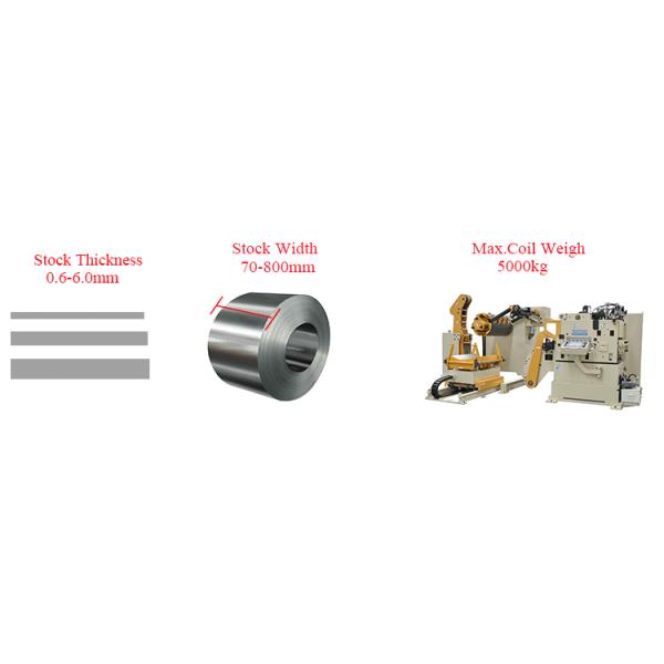 Automatic Coil Sheet Decoiler Straightener Feeder for Electric Hydraulic Hole Puncher