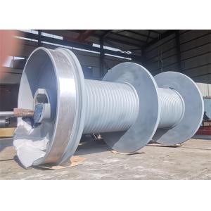 Wholesale 80mm Rope Diameter Lebus Grooved Drum 2500mm Length Steel For Shipyard from china suppliers