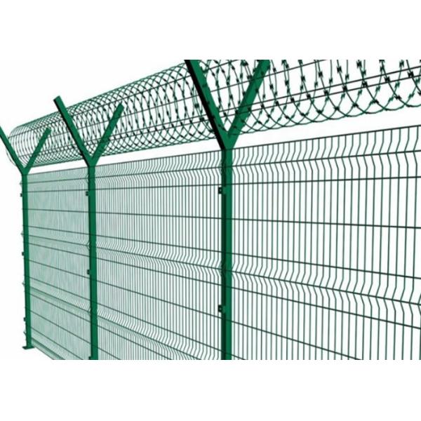 1.23m Height Triangle Fence Panel With 3.5mm Wire Diameter And Customizable