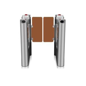 IP32 Pedestrian Swing Barrier Gate Electro Mechanical Brush 24VDC