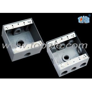 Weatherproof Electrical Boxes Two Gang Outlet Branch Circuit Wiring