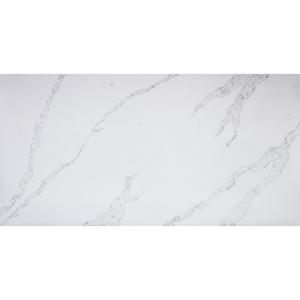 White Engineered Quartz Countertops 2cm Thickness Quartzite Slabs