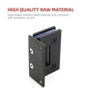 8-12 mm Toughened Glass Shower Door Hinge in Solid Brass Material for Hotel