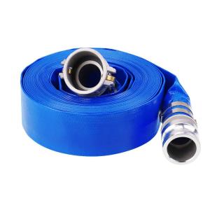 High Quality Water Irrigation PVC Lay flat Hose with Lock Fittings for Water