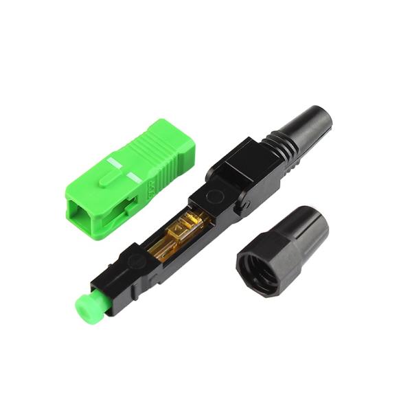 SC APC Fiber Optic Qucik Connector