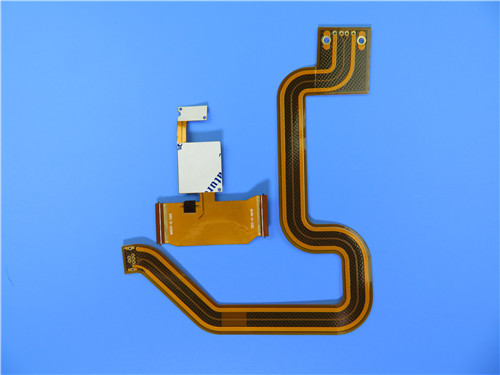 FPC PCBA Fabrication Impedance Flexible PCB Cable With FR4 Stiffener and