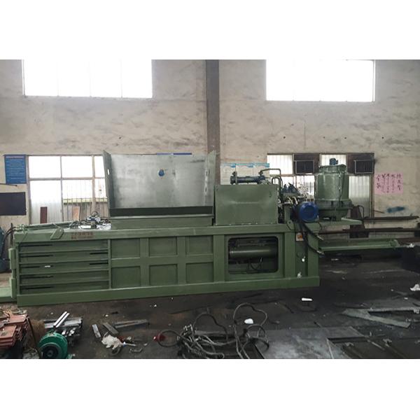 PLC Control Cardboard Recycling Baler Horizontal Structure Packing Loose