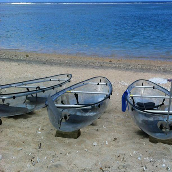 UV Protection Thick Clear Plastic Kayak With Balance Rod Easy To Operate