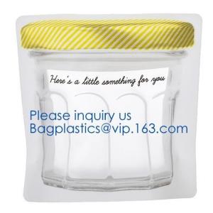 Biodegradable Customized Shaped Food Container Plastic Bag Clear Mason Bottle