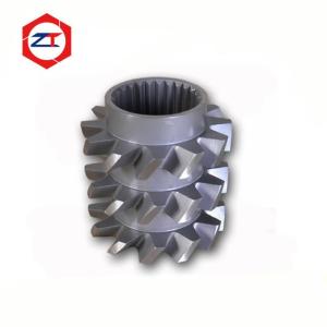 China Segment Barrel Metal Color Extruder Screw Elements , Mixing Zone TME Elements Anti Corrosion ZSK Twin Screw Barrel on sale