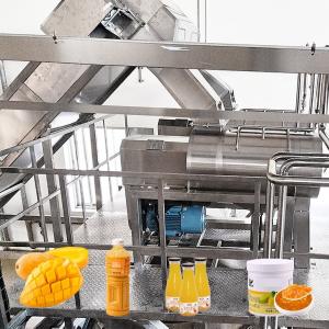 SUS304 / 316L Paste Mango Processing Line 3T/H Jam Processing Machine Turnkey