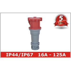 125 Ampere IP67 Industrial Receptacle Appliance Inlet 3P 4P 5P
