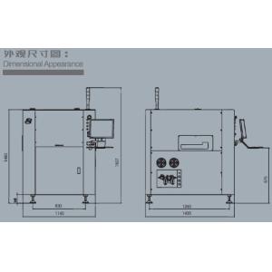 AC220V Solder Paste Printer Machine Compressed Air Pressure 4 - 6KG/㎡