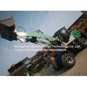 1500kgs Load Wheel Loader Machine 3200mm Dumping Height