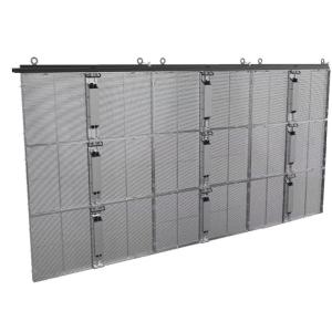 P3.9/7.8 Indoor High Transparency Indoor LED Media Facade Flexible LED Curtain