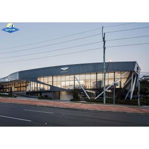 Wholesale Q355b Glass Curtain Wall Prefabricated Commercial Building Automobile Exhibition Hall from china suppliers