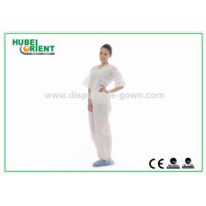 Wholesale Anti-Fluid Single Medical Use SMS Medical Pajamas With Shirt And Trousers For Body Protecting from china suppliers
