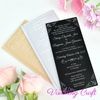 Upscale Frosted Lucite Custom Made Wedding Invitations Cards Acrylic / Glass
