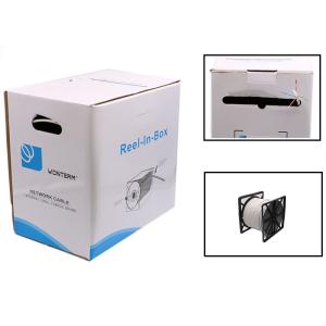 Bare Copper 0.56mm Cat6 UTP Cable , Solid 500MHz Ethernet Cat6 Cable 1000ft