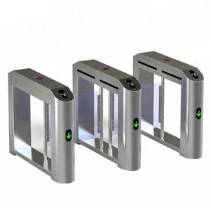 Wholesale Security Flap Entrance Automatic Turnstiles Electronic Fingerprint High Sensitivity from china suppliers