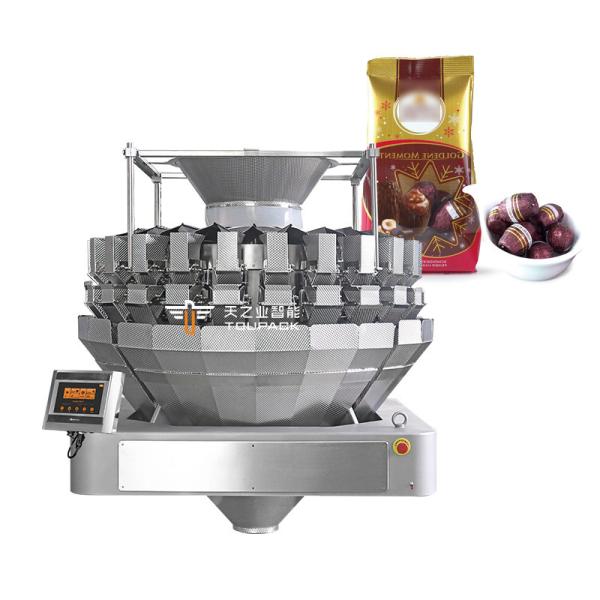 Automatic Mixed Chocolate Packaging Filling Machine With Capping And Labeling