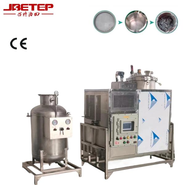 300L Precise Temperature Control Air Cooled Solvent Recovery Machine With Labor
