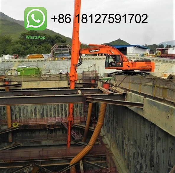 1.8cbm Excavator Long Reach Telescopic Arm With Hydraulic Control System And