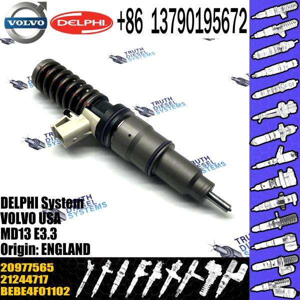 BEBE4F04001 Diesel fuel injector 20977565; MD13 E3.3 injector nozzle BEBE4F01101, BEBE4F01102 Common rail injector