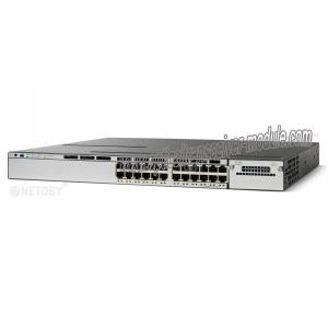 Ethernet Network Switch WS-C3750X-24P-L 24 Port Cisco SFP Expansion Slot Type