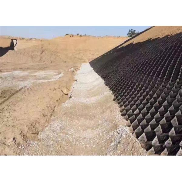 Honeycomb Interlocking Black 1200N Erosion Control Geocell