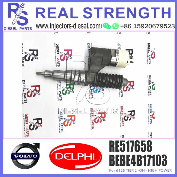 Huida fuel injector common rail fuel injector RE517658 BEBE4B17103 with genuine