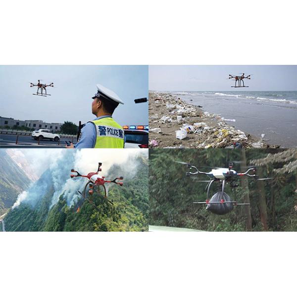 GODO GD-H2 | Octo Quad Heavy Duty Drone Pure Electric Foldable Emergency UAV Industrial Carbon Fiber Fuselage