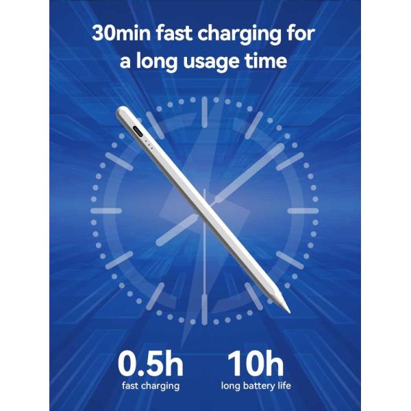 Ergonomic Metal Stylus Pen No Battery Smooth Writing Experience